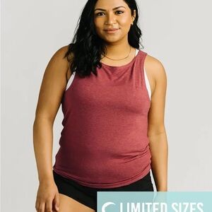 Women's Burgundy Tank Top